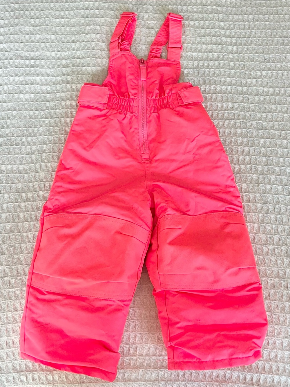 Cat & Jack Bright Pink Kids Snow Overalls 18M